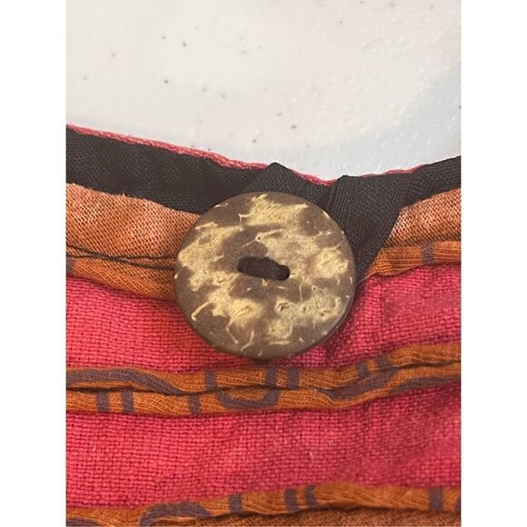 All That Jazz hobo boho peace red crossbody bag - Picture 4 of 10